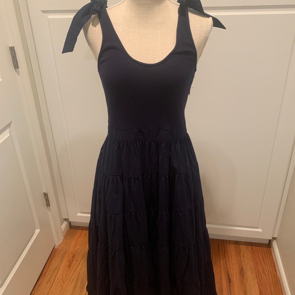 Chelsea and violet tie shoulder scoop, neck dress